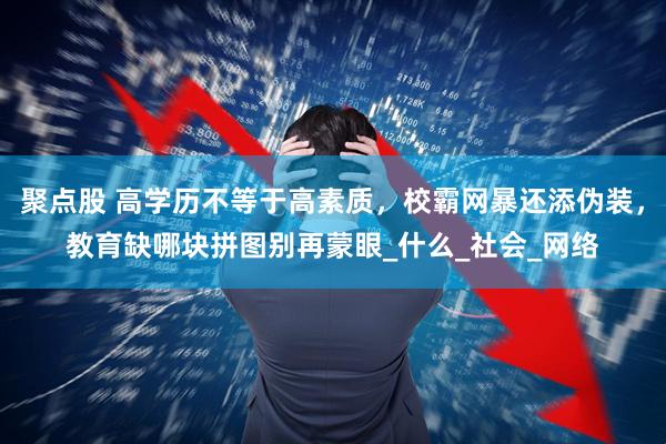聚点股 高学历不等于高素质，校霸网暴还添伪装，教育缺哪块拼图别再蒙眼_什么_社会_网络